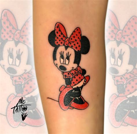 Minnie Tattoo Done By Alletattoo In His Tattoo Shop In Limidi Di Minnie Tattoo Done By Alletattoo In His Tattoo Shop In Limidi Di