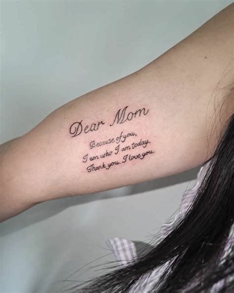 Mom Quotes From Daughter Tattoos