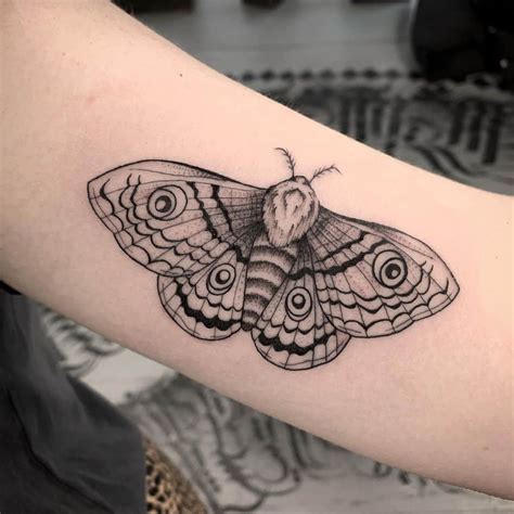 Moth Tattoo Design