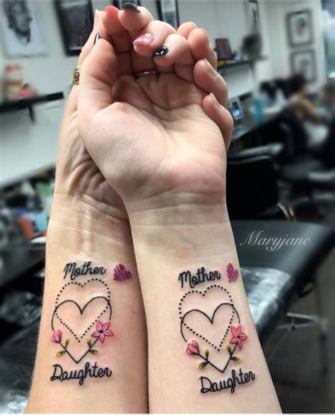Mother And Daughter Tatoos Mother Tattoos For Children Mother