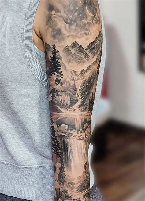 Mountain Sleeve Tattoo Mountain Sleeve Tattoo