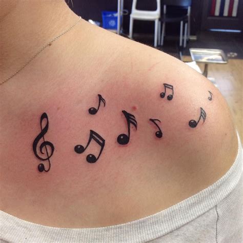 Music Notes Designs Musical Notes Tattoo Design By Crisluspotattoos