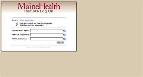 My Chart Maine Health Login