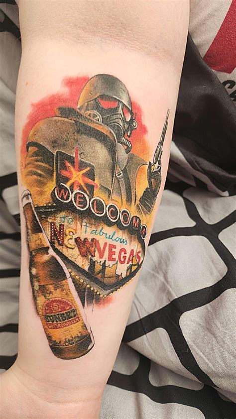 My Subtle Fallout New Vegas Tattoo Nerd Tattoos Post Imgur