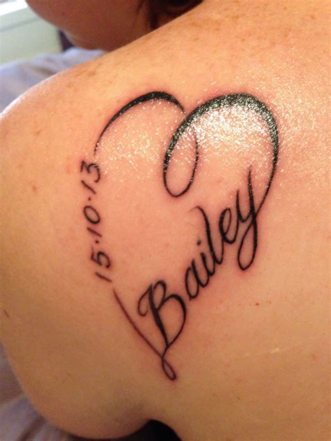 Names In A Heart Shape Tattoo Names In A Heart Shape Tattoo