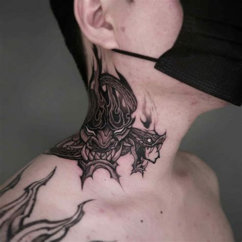 Neck Tattoo Cover Up