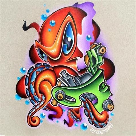 New School Octopus Tattoo Designs New School Octopus Tattoo Designs