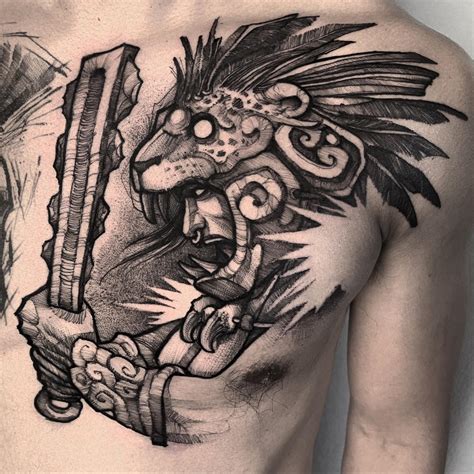 No More Locked Doors Show You My Aztec Warrior Here S A Jaguar Warrior Aztec Warrior Called A Cu Uhoc L Tl Tattoo Tattooart Blackwork Chaoticblackwork Blacktattoo Blackworkerssubmission Blackworkers Tattooideas Tattooartist Tattoodesign