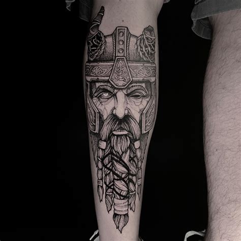 Norse Viking Warrior Tattoo Designs