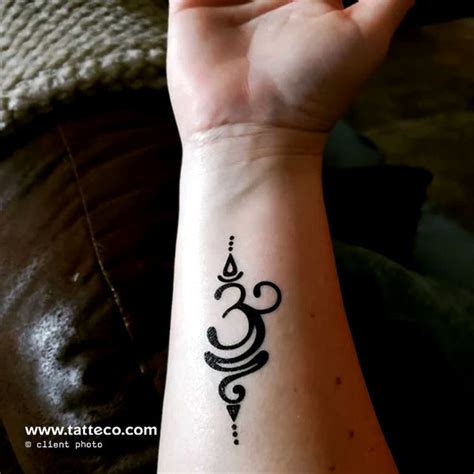 Om Unalome Temporary Tattoo Set Of 3