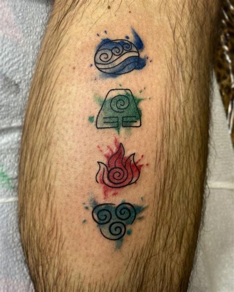 Original Airbender Tattoos