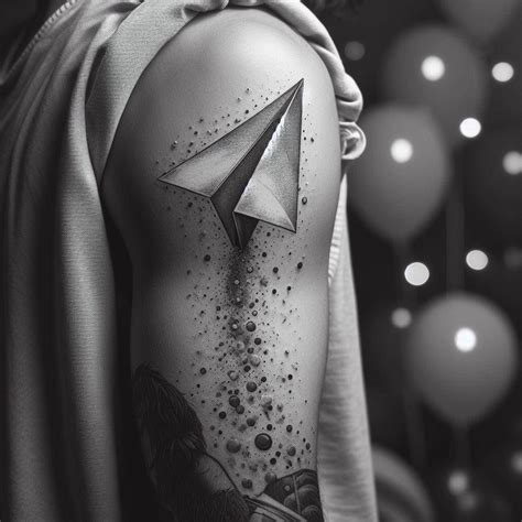 Paper Plane Tattoo Crafting Dreams In Ink Your Own Tattoo Design