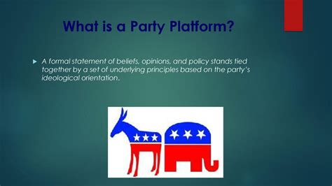 Unveiling the Party Platform Definition: Your Ultimate Guide