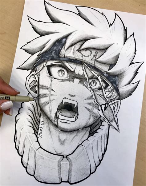 Pen Art Drawings Anime Drawings Sketches Naruto Sketch Drawing Anime