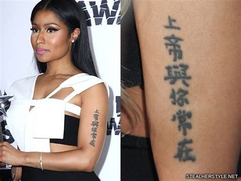 Perfection Tattoos Nicki Minaj Tattoos