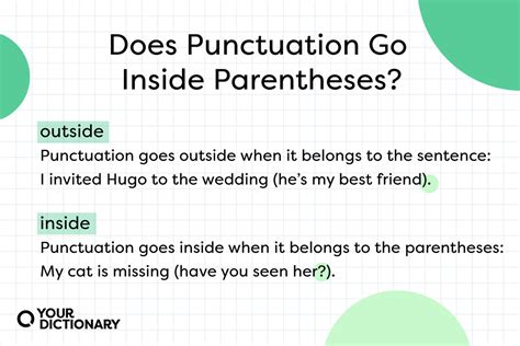 Periods in or Outside Parentheses: Key Clarity Tip