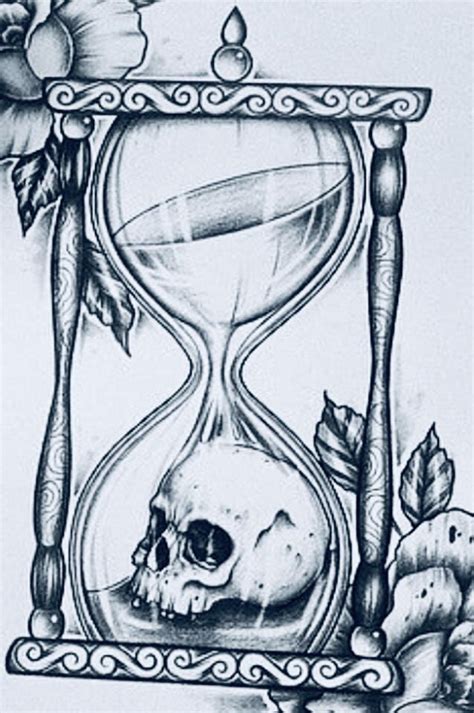 Pin By Ak Tommy Boy On Skulls Hourglass Tattoo Hour Glass Tattoo