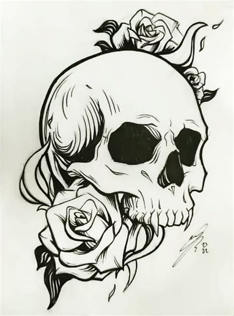 Pin By Beate On Hobbies Skull Drawing Sketches Cool Skull Drawings