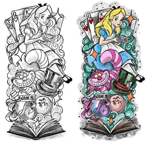 Pin By Isa Virtual On Dise Olocal Alice And Wonderland Tattoos Pin By Isa Virtual On Dise Olocal Alice And Wonderland Tattoos