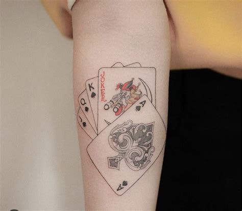 Pin By Malik Dehwar On Friends Playing Card Tattoos Card Tattoo