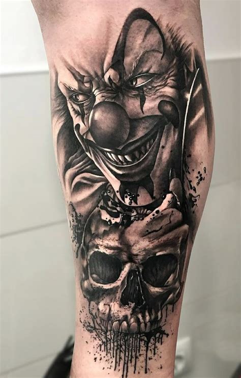 Pin By Sascha S On Quick Saves Scary Tattoos Popular Tattoos Evil Clown Tattoos