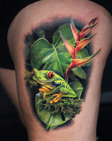 Pin By Sharon Andrews On Tattoos And Body Art Tree Frog Tattoos Frog Tattoos Best 3D Tattoos