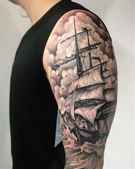 Pin By Ship Ship Ship On Tattoo Tattoos For Guys Arm Tattoos For