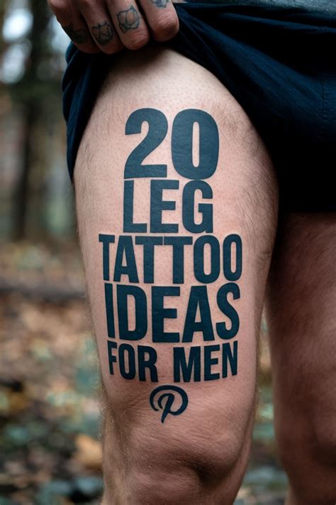 Pin On Leg Tattoo Ideas For Men