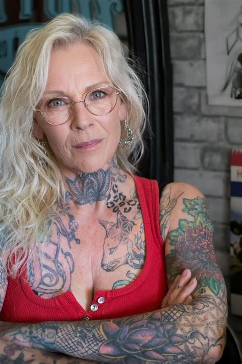 Pin On Older Women With Tattoos