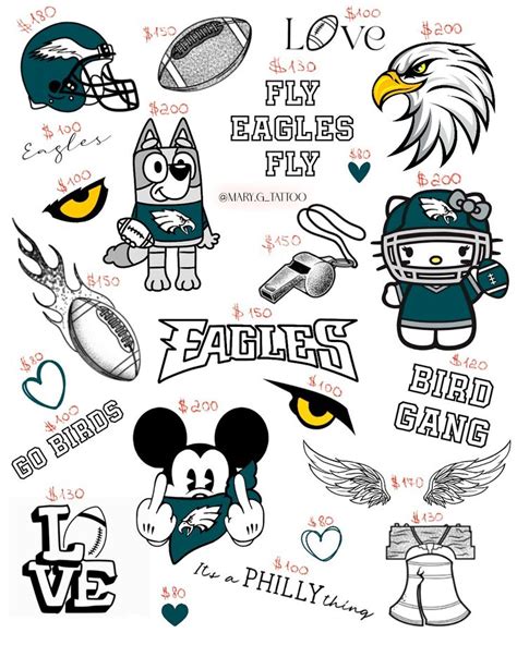 Pin On Philadelphia Eagles Tattoos