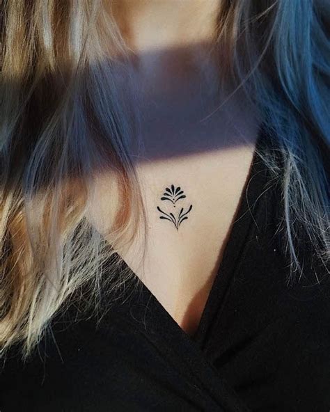 Pin On Women Chest Tattoo Small