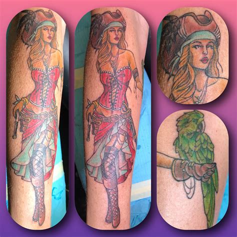 Piraten Pin Up Girl Tattoos Piraten Pin Up Girl Tattoos