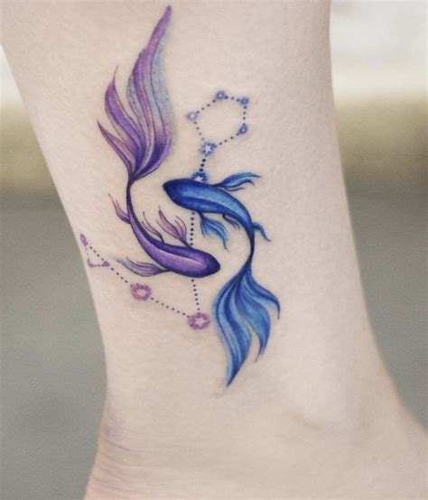Pisces Tattoos For Females