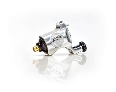 Platinum Silver Bishop Rotary Tattoo Machine Bishop Tattoo Supply