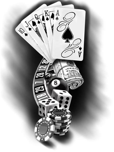 Poker Cards And Chips Tattoo Poker Cards And Chips Tattoo