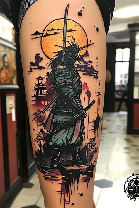 Powerful Ronin Samurai Tattoo Concepts Samurai Tattoo Sleeve Samurai