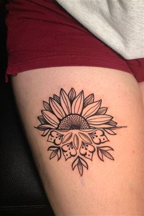 Pretty Simple Thigh Tattoos Bronctattooaus Com Pretty Simple Thigh Tattoos Bronctattooaus Com