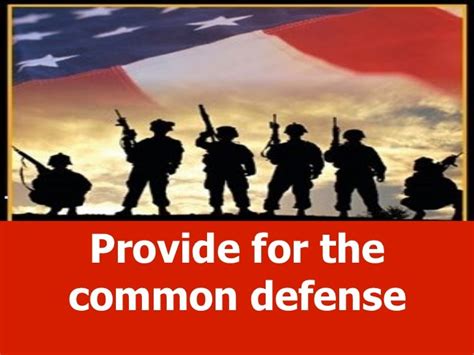 Unraveling the Provide for the Common Defense Meaning: A Deep Dive into Its Importance