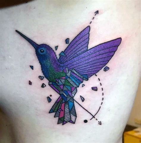 Purple Hummingbird Tattoo Purple Hummingbird Tattoo