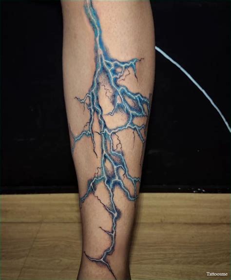 Realistic Lightning Tattoo Realistic Lightning Tattoo