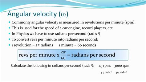 Revolutions Per Minute to Radians Per Second Conversion Guide