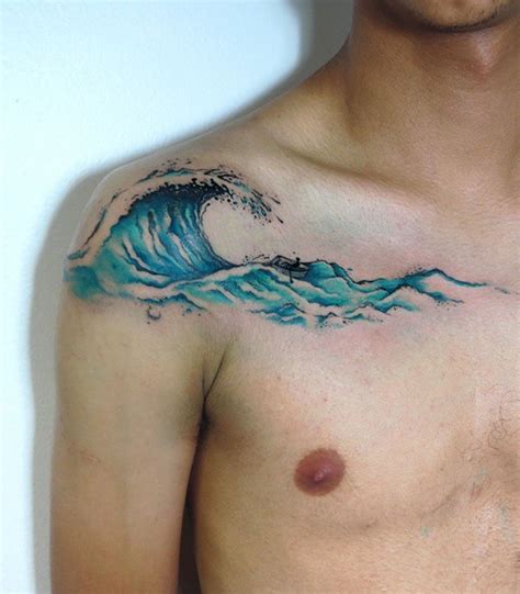 Riding The Waves Exploring The Beauty Of Wave Tattoos Art And Design