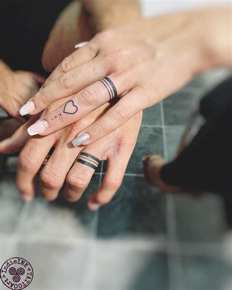 Ring Finger Tattoos For Couples Tattoos Art Finger Tattoos For