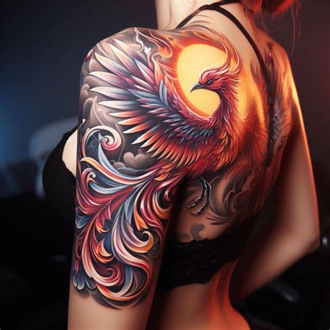Rising Phoenix Tattoo Symbol Of Rebirth And Transformation Your Own