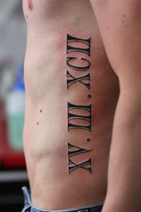Roman Numeral Designs Tattoos Roman Numeral Designs Tattoos