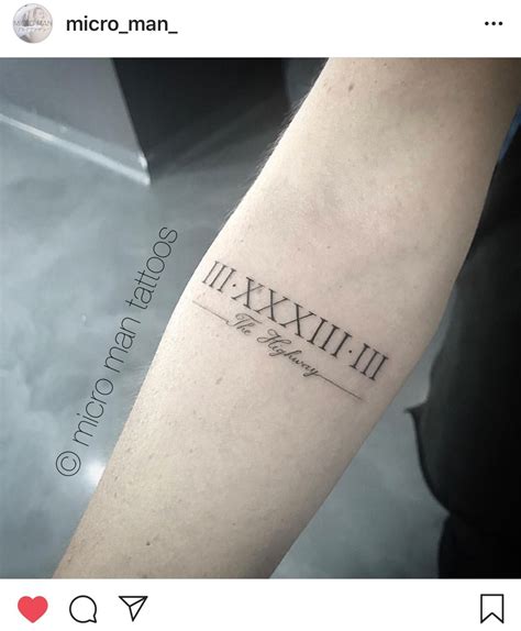 Roman Numerals Tattoo Font Watercolor Tattoo Design