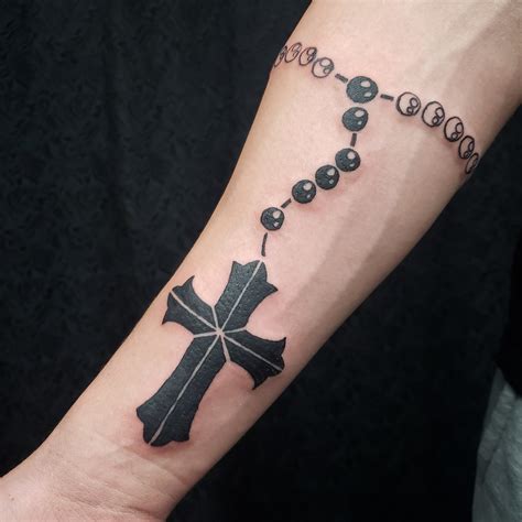 Rosary Tattoo Wrist Cherub Rosary Tattoo Hit Two Years Of Rosary Tattoo Wrist Cherub Rosary Tattoo Hit Two Years Of