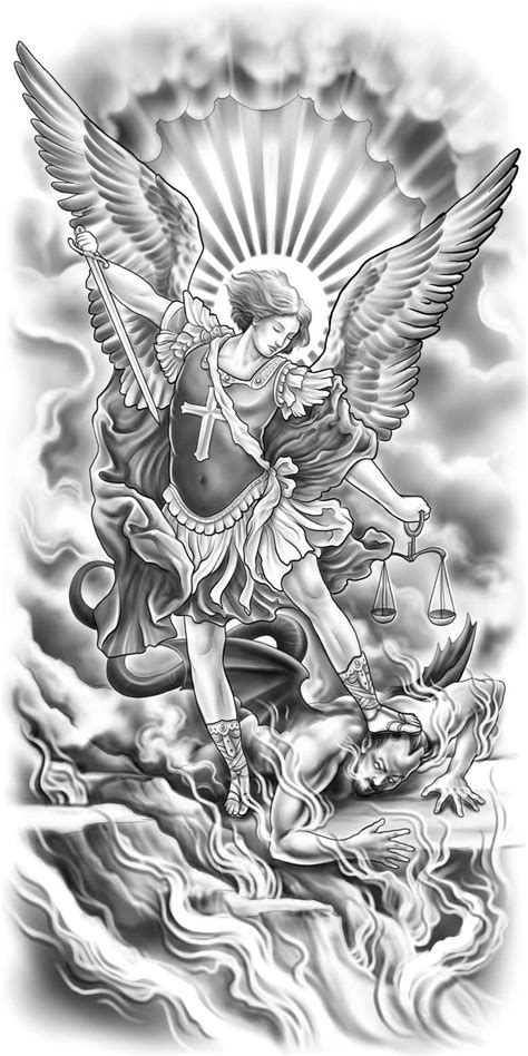 Saint Michael The Archangel Tattoo Design Artofit Saint Michael The Archangel Tattoo Design Artofit