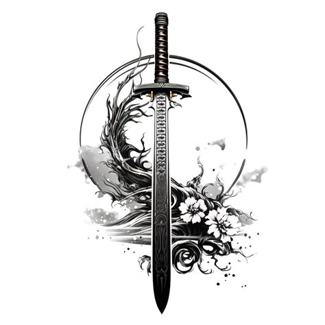 Samurai Sword Katana Tattoo