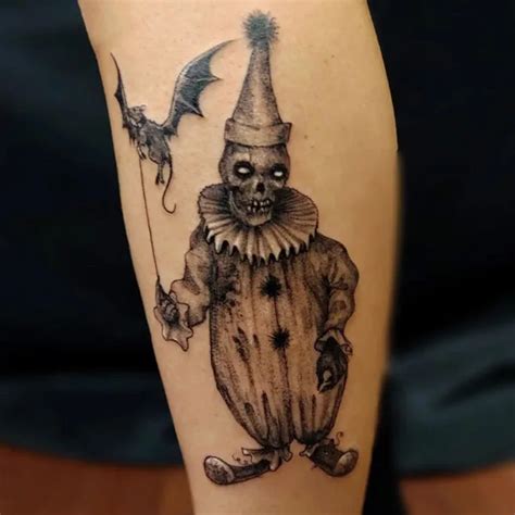 Scary Clown Tattoos